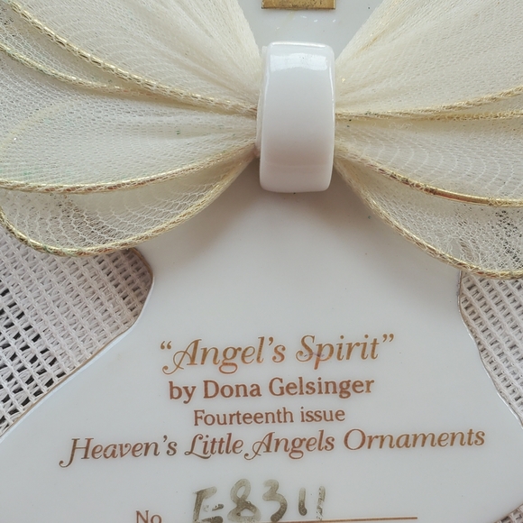 Bradford Edition Heaven's Little Angels Spirit by Dona Gelsinger Ornament - Picture 4 of 4